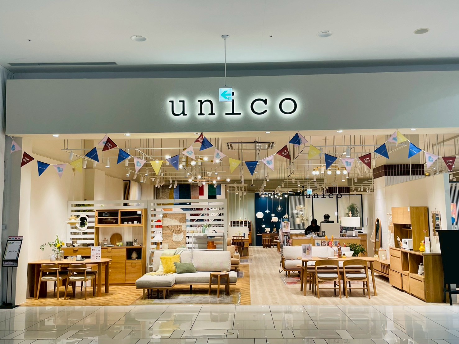 Shop Inico 商業施設・百貨店内装工事 BOSCO ボスコ | unico | 実績